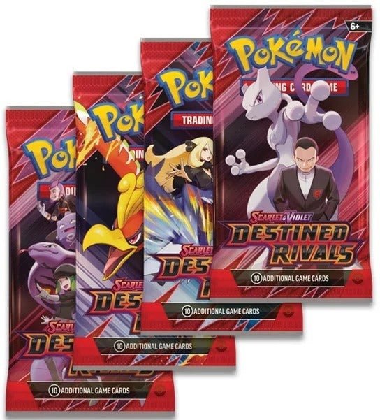 Pokemon TCG Scarlet & Violet Destined Rivals Booster Pack 10 - 10157 - 101 Assorted - Colorland Toys