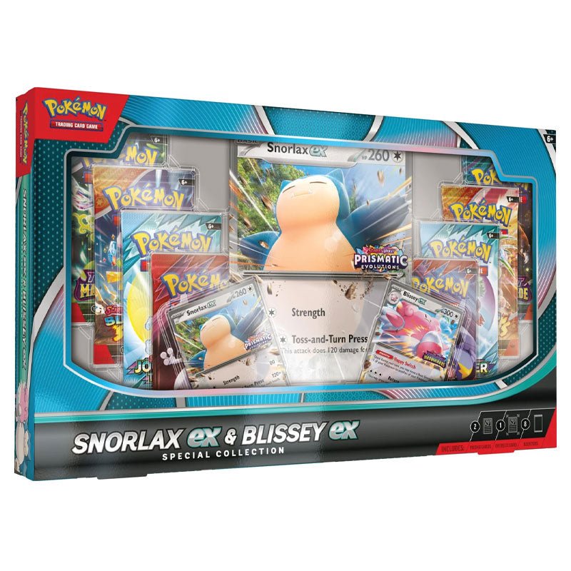 Pokémon TCG: Scarlet & Violet – Prismatic Evolutions Snorlax ex & Blissey ex Special Collection | Colorland Toys — image 4