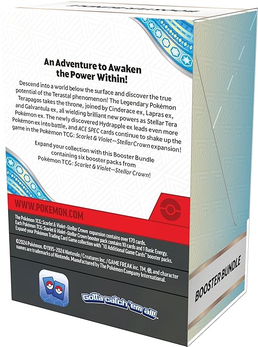 Pokemon TCG Scarlet & Violet SV07 Stellar Crown Booster - Single Pack - Colorland Toys