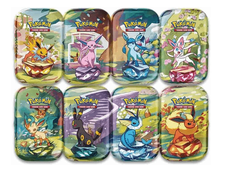Pokemon TCG: Scarlet & Violet TSV8.5 Prismatic Evolutions Mini Tins Asstd. — image 2