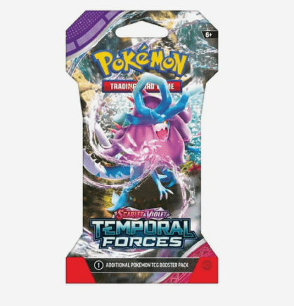 Pokemon TCG SV05 Scarlet & Violet Temporal Forces Sleeved Booster 188 - 85663 - Colorland Toys