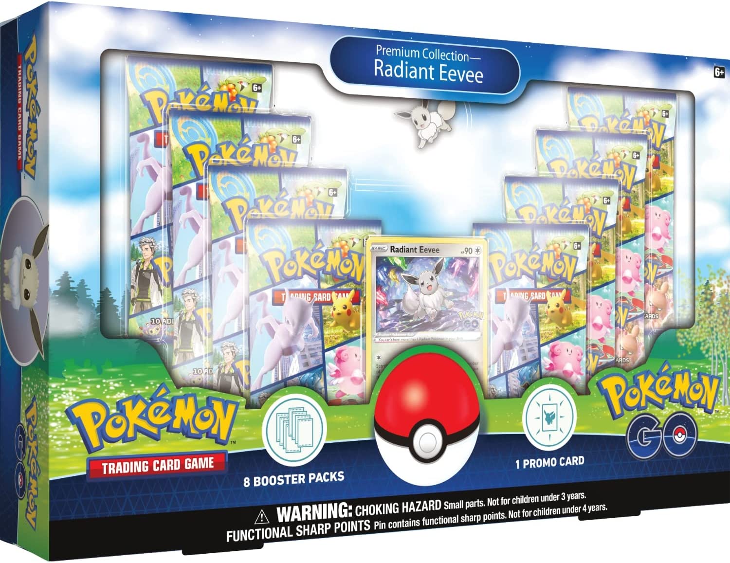 Pokemon TCG Sword & Shield GO Premium Collection Radiant Evee Box 290 - 85052 - Colorland Toys