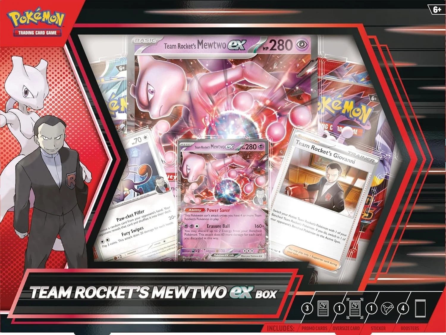 Pokemon TCG Team Rocket's Mewtwo EX Box 100 - 10438 - Colorland Toys