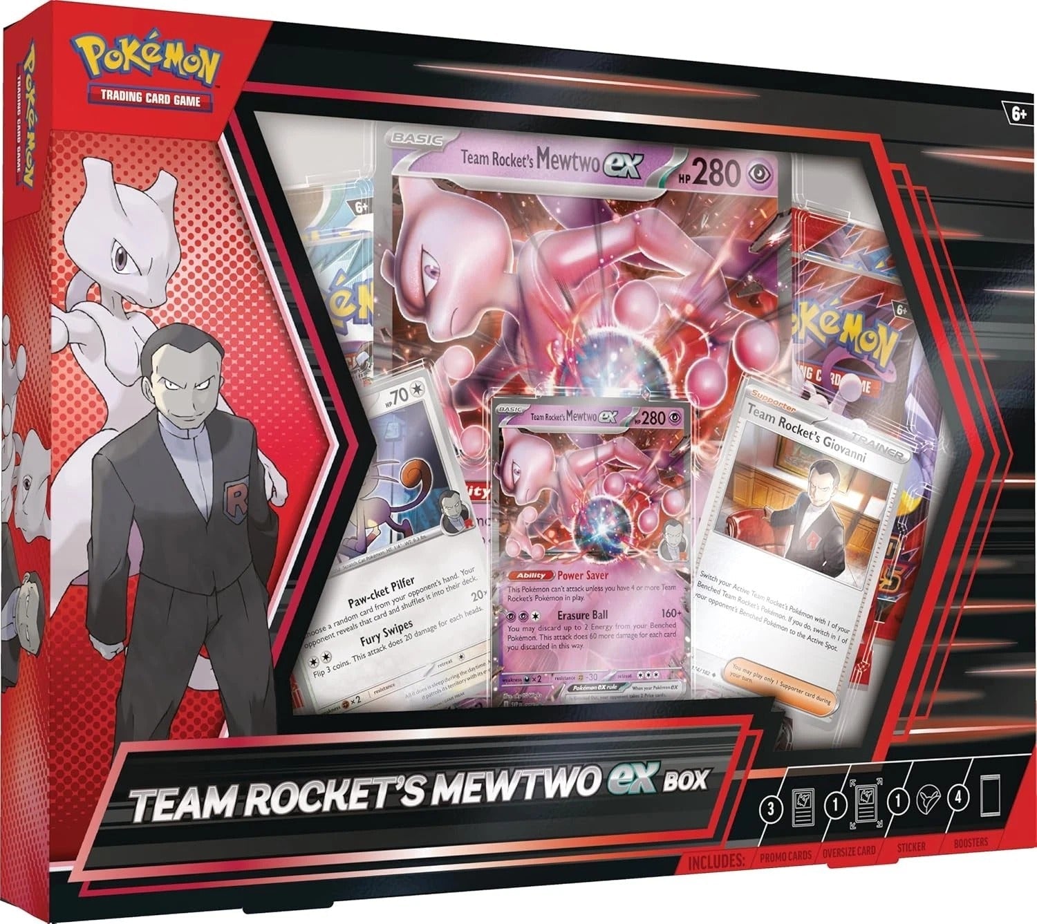 Pokemon TCG Team Rocket's Mewtwo EX Box 100 - 10438 - Colorland Toys