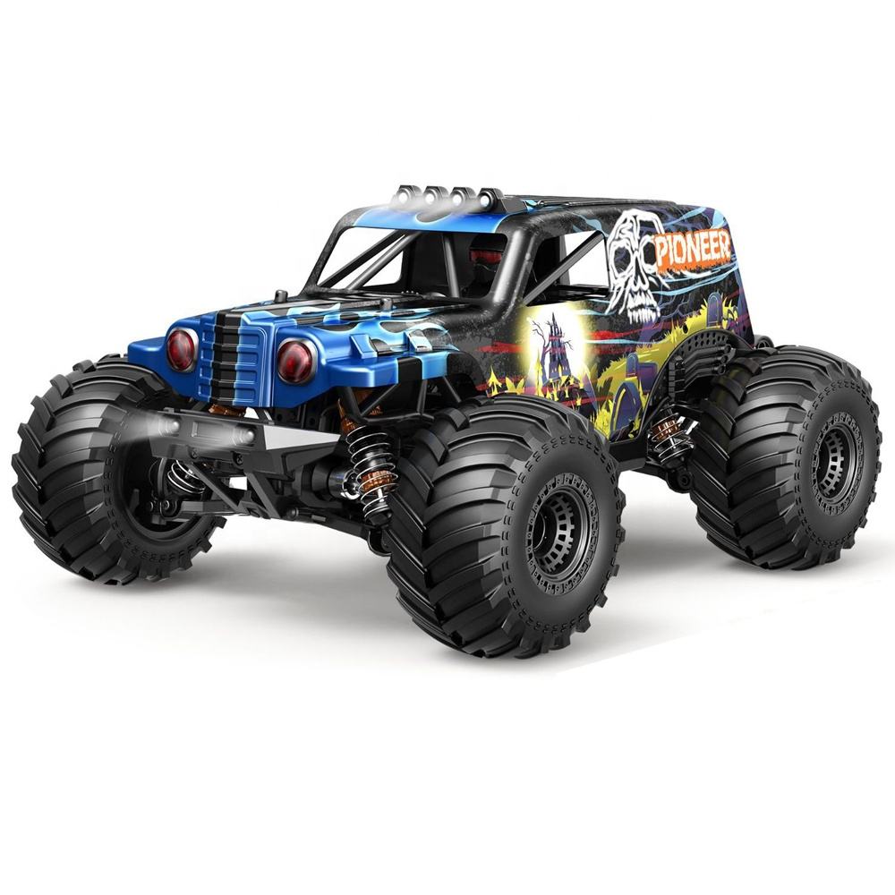 Polar Lights Brushless 4-WD Monster Truck RC Car Blue 1:14 Scale HS14412 — image 1