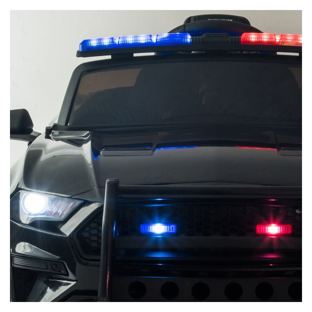 Police Car Black 0007Q - Colorland Toys