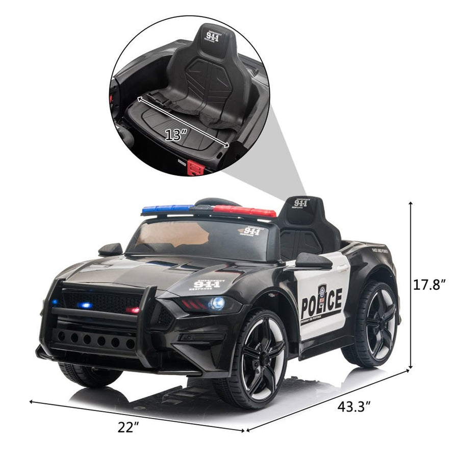 Police Car Black 0007Q — image 4