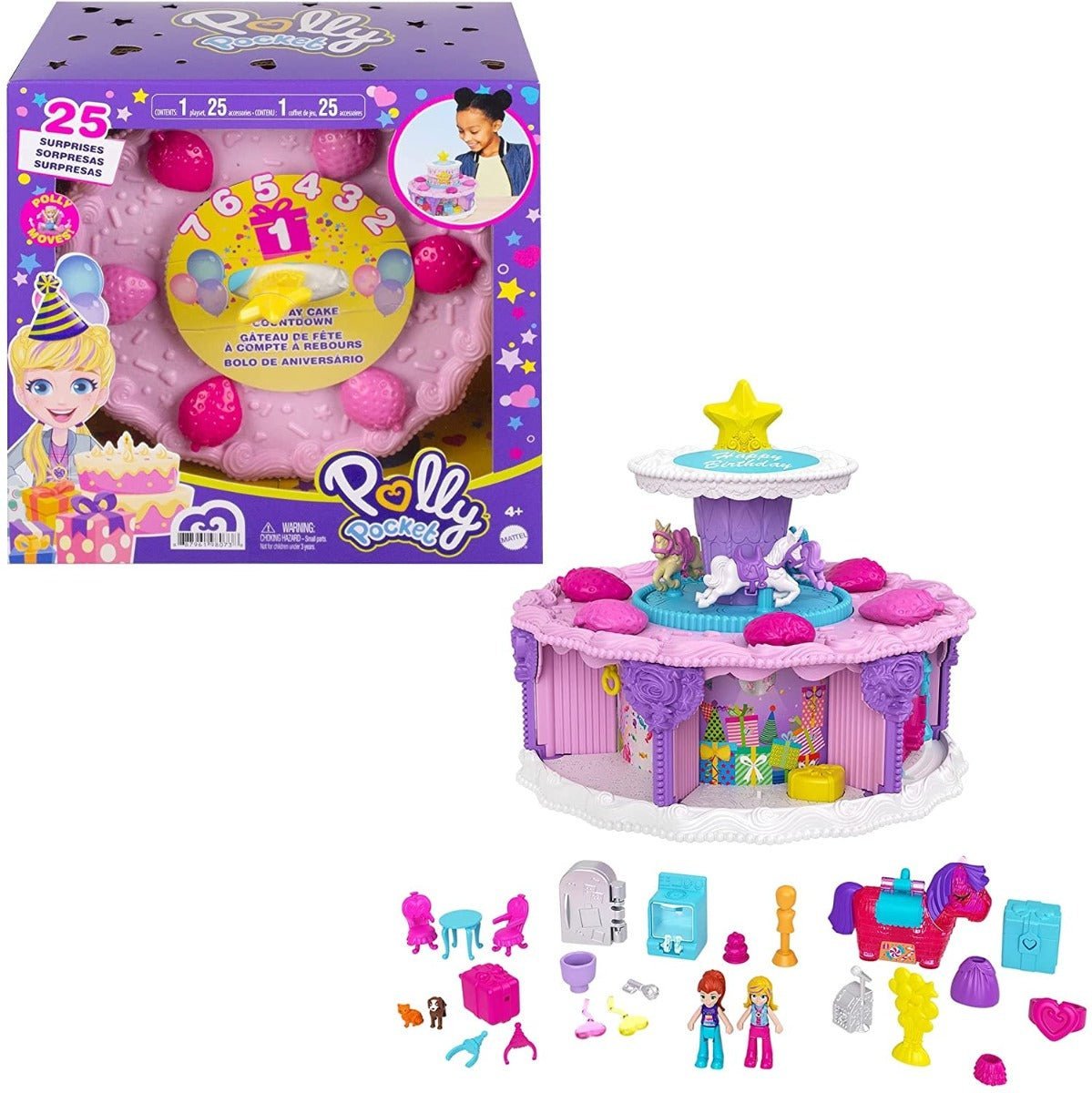 Polly Pocket Cake Of Birthday GYW06 - Colorland Toys