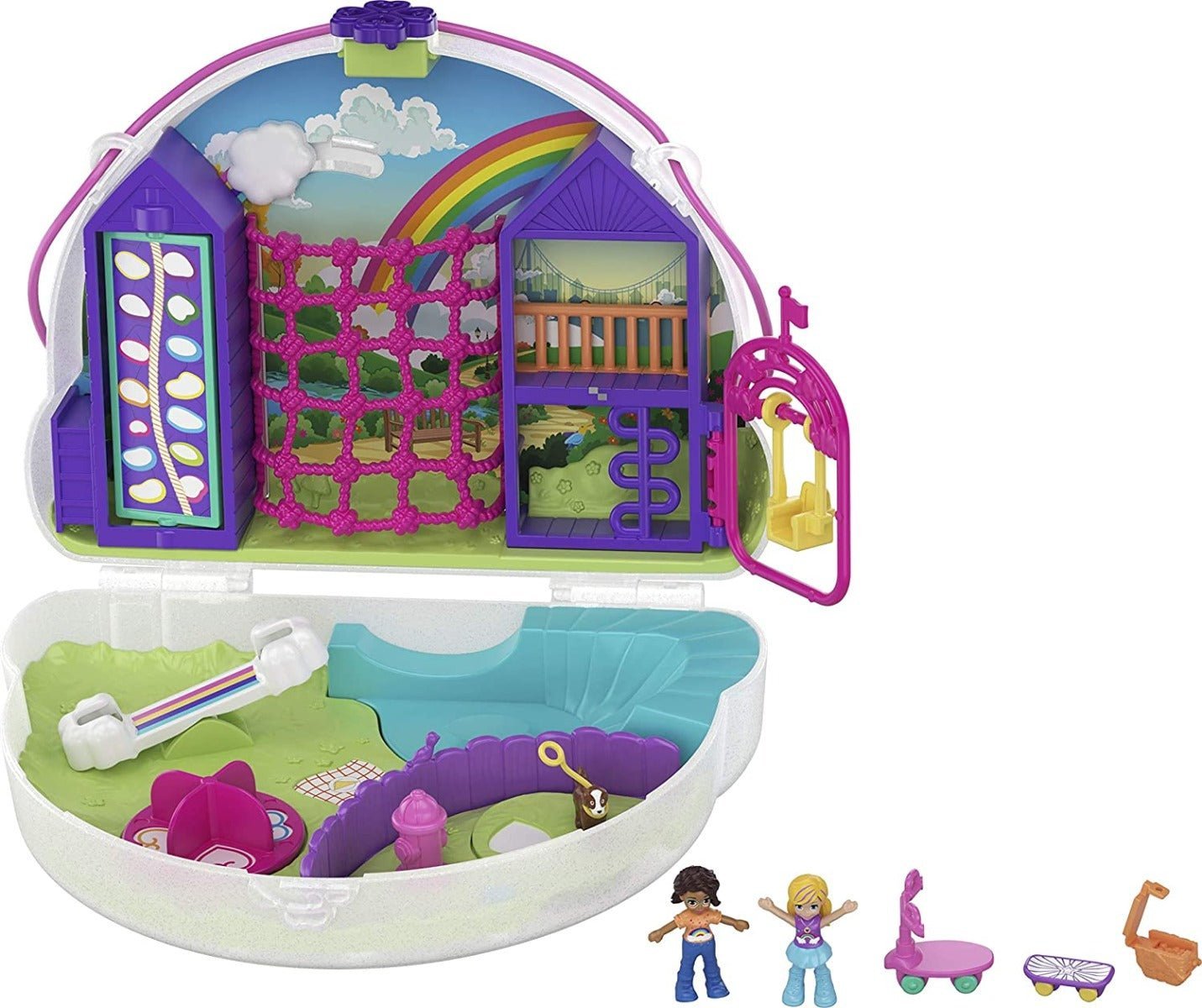 Polly Pocket Micro Rainbow Dream Purse GKJ65/GKJ63 - Colorland Toys