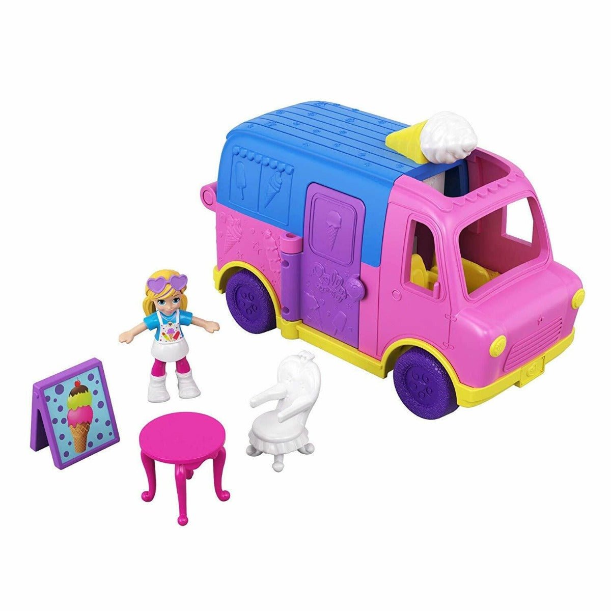 Polly Pocket Pollyville Ice Cream Truck — image 1