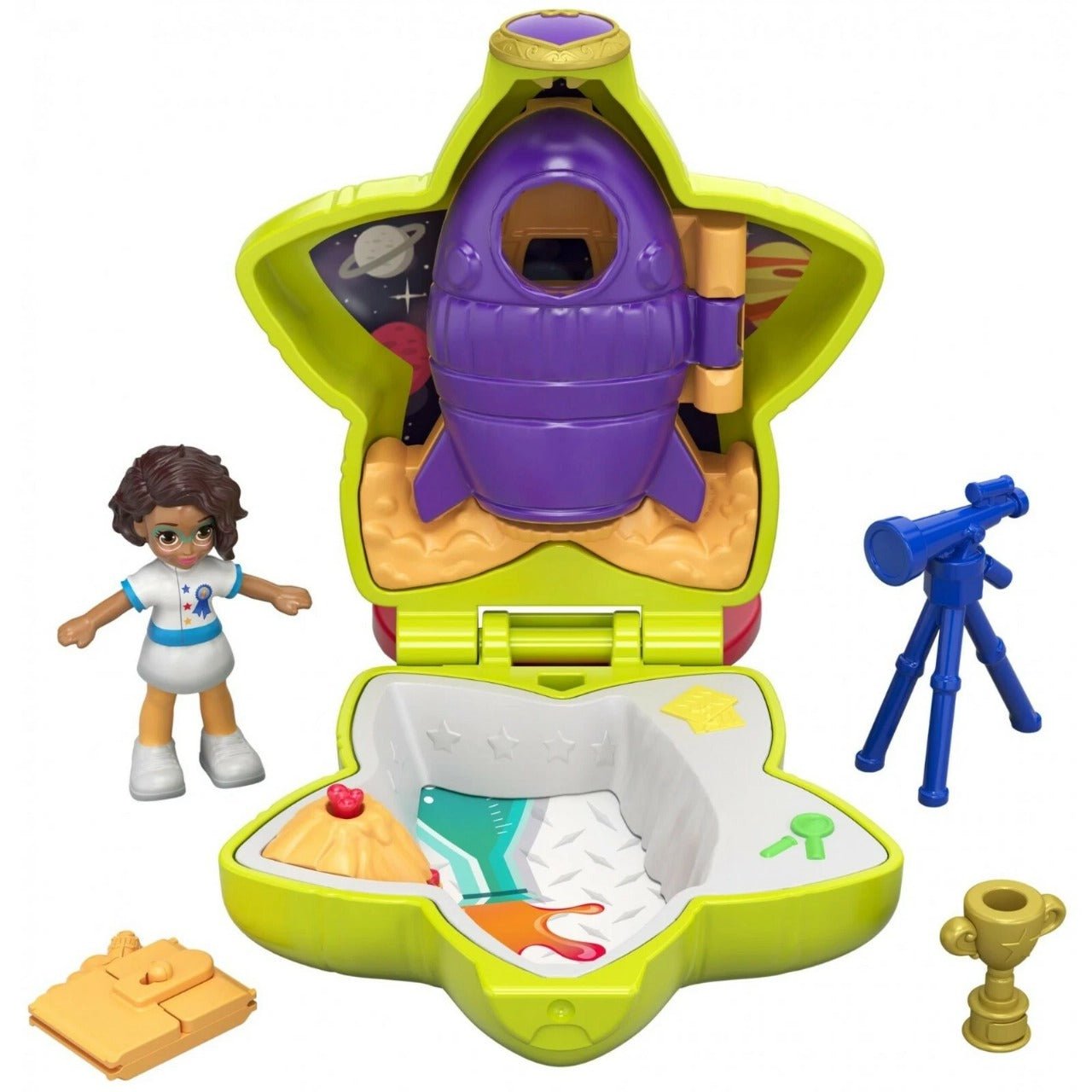Polly Pocket Tiny Pocket Places Rockin' Science Compact FRY29/GCD62 - Colorland Toys