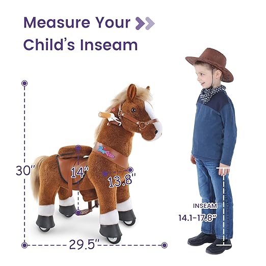 PonyCycle Ride On Horse Age 3-5 Brown U-324 — image 4