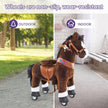 PonyCycle Ride On Horse Age 3-5 Chocolate Brown U-321