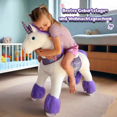 PonyCycle Ride On Horse Age 3 - 5 Purple U - 368 - Colorland Toys