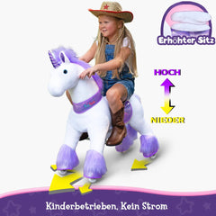 PonyCycle Ride On Horse Age 3 - 5 Purple U - 368 - Colorland Toys