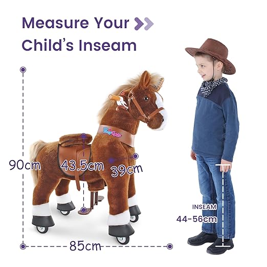 PonyCycle Ride On Horse Age 4-9 Brown U-424 — image 4