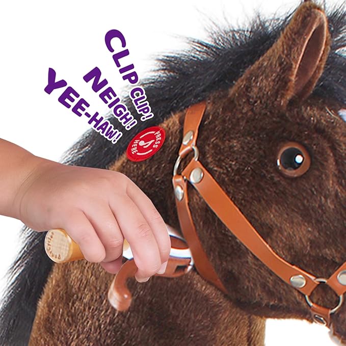 PonyCycle Ride On Horse Age 4-9 Chocolate Brown U-421 — image 2
