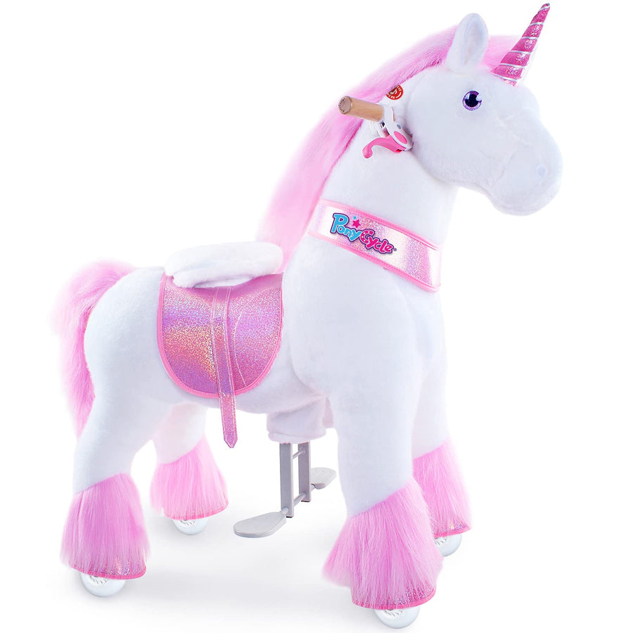 PonyCycle Ride On Horse Age 4-9 Pink U-402 — image 1