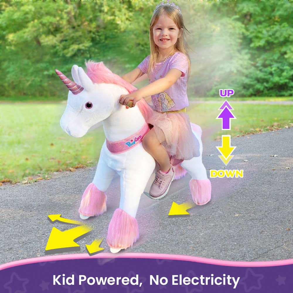 PonyCycle Ride On Horse Age 4-9 Pink U-402 — image 7
