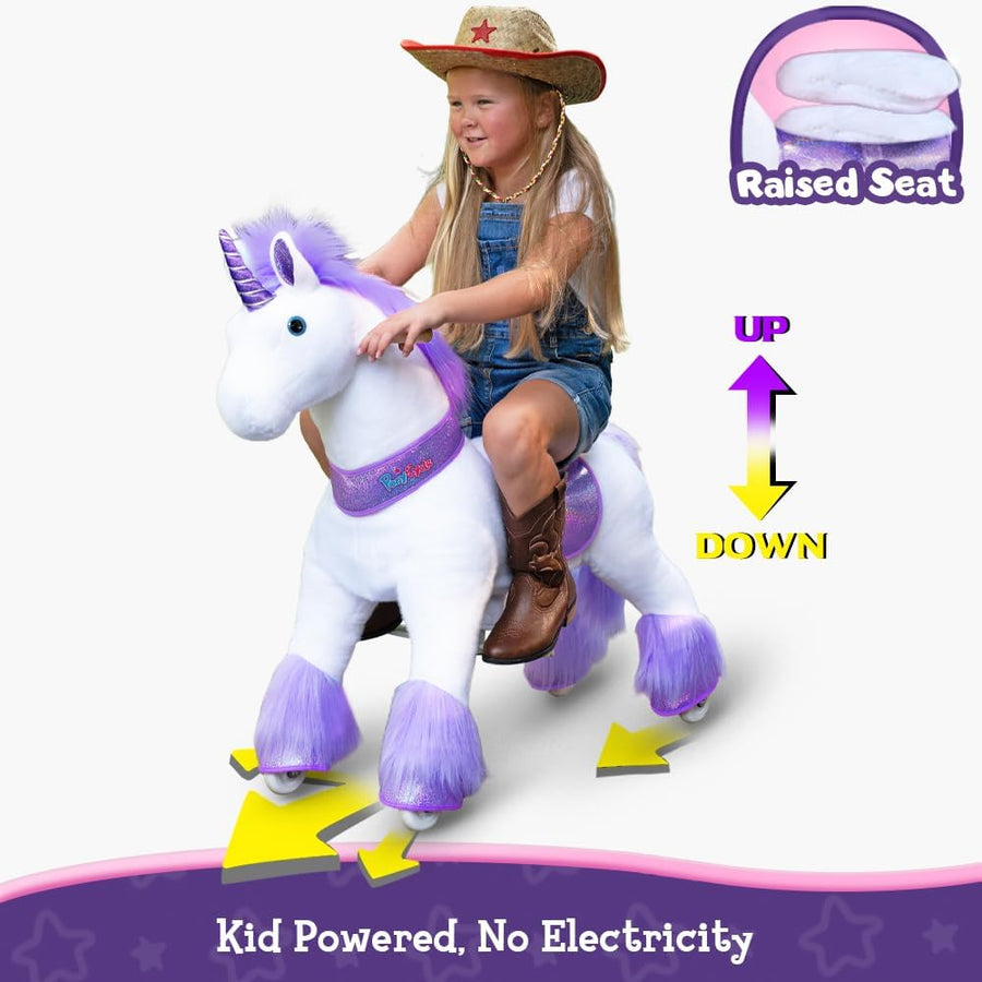 PonyCycle Ride On Horse Age 4-9 Purple U-468 — image 2