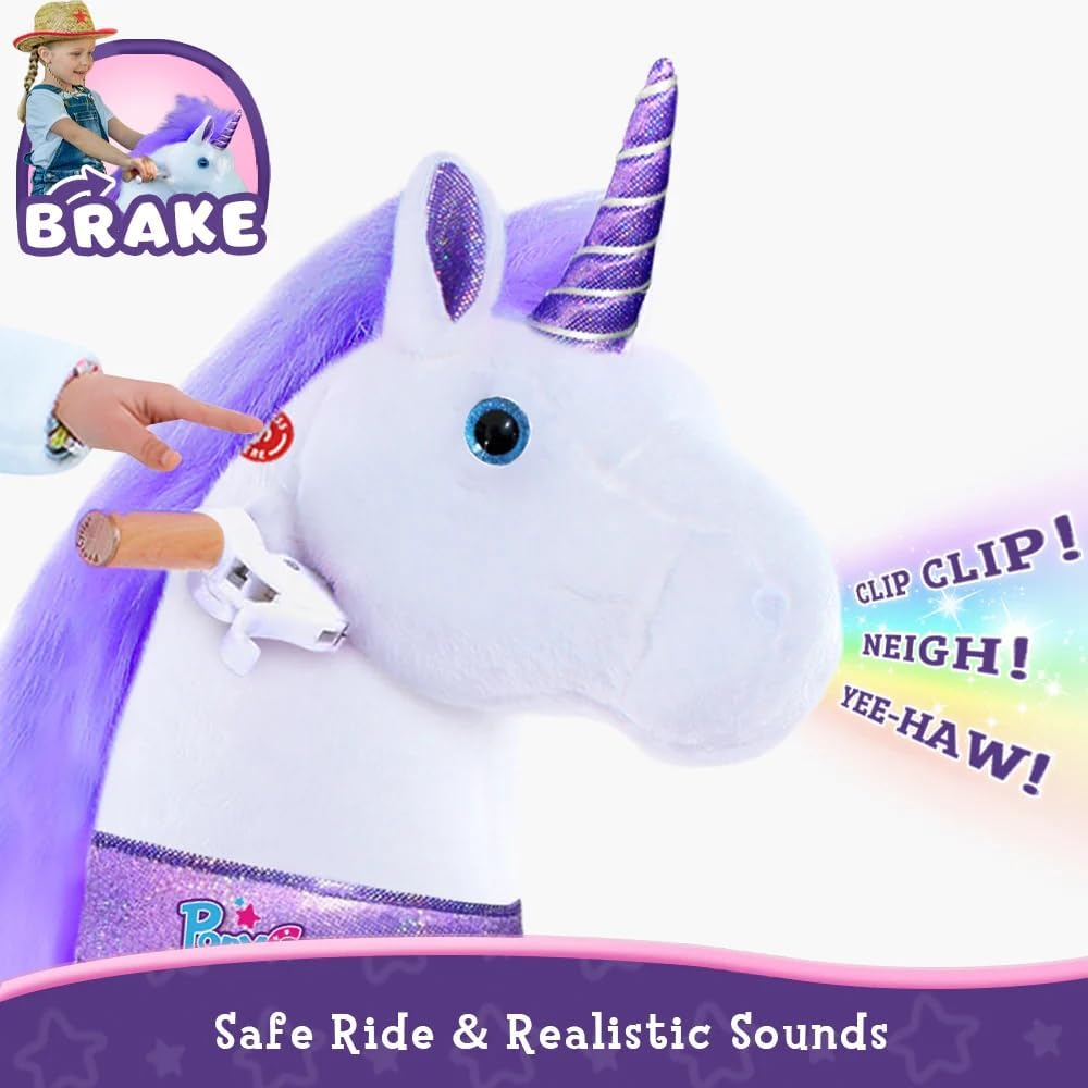 PonyCycle Ride On Horse Age 4-9 Purple U-468 — image 5