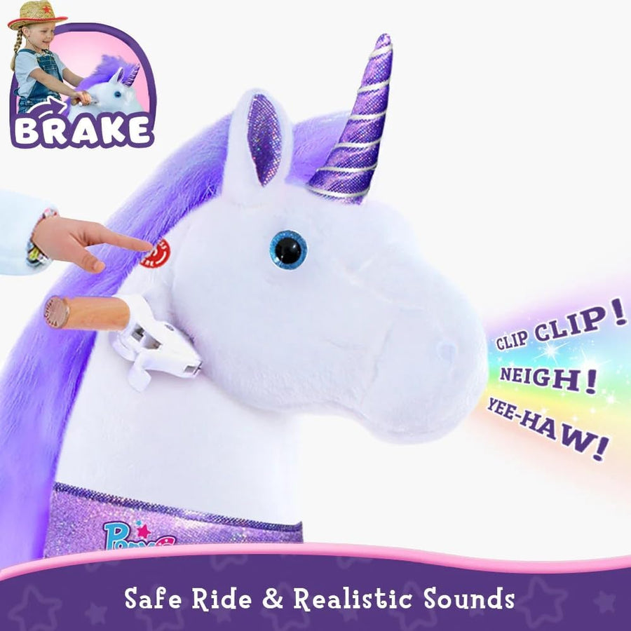 PonyCycle Ride On Horse Age 4-9 Purple U-468 — image 5