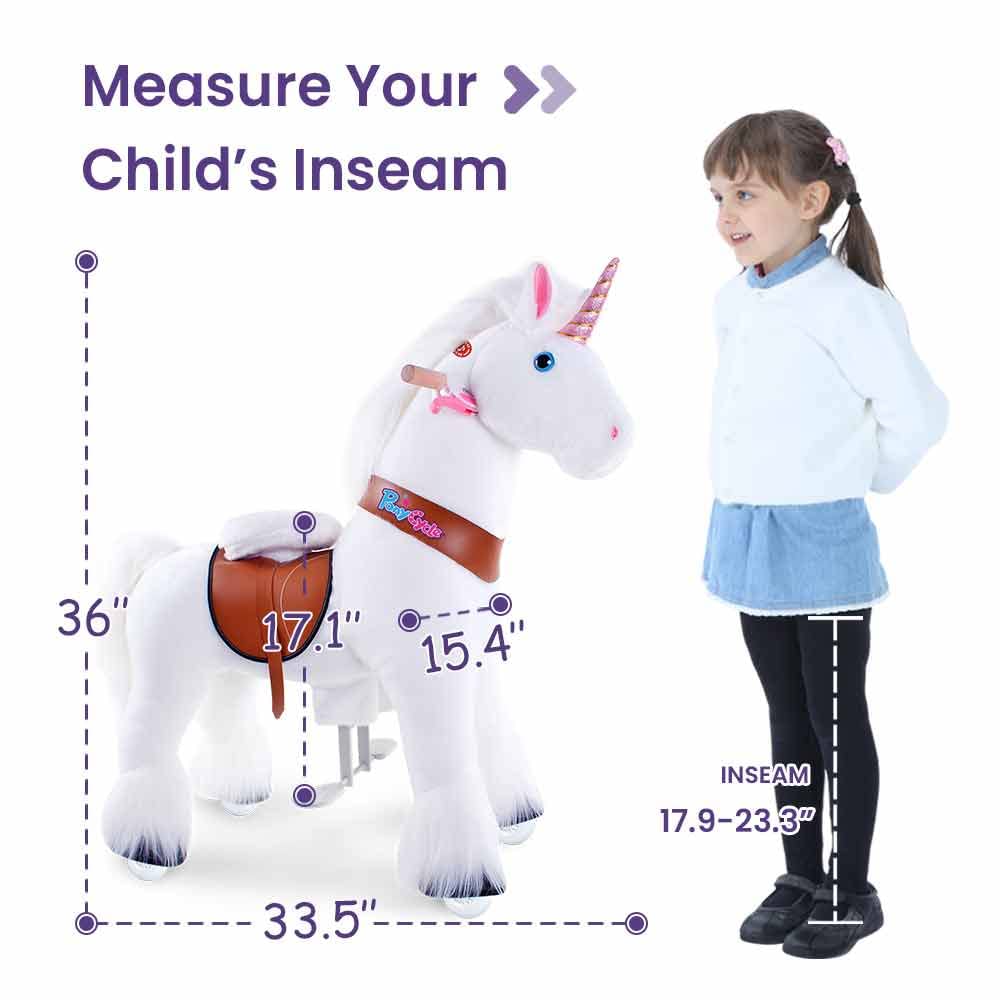 PonyCycle Ride On Horse Age 4-9 White U-404 — image 5