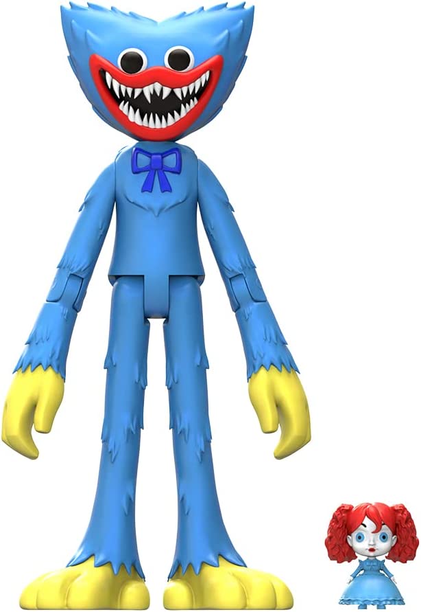 Poppy Playtime Action Figure S1 - Scary Huggy Wuggy 5inch AF7704/AF7705 - Colorland Toys