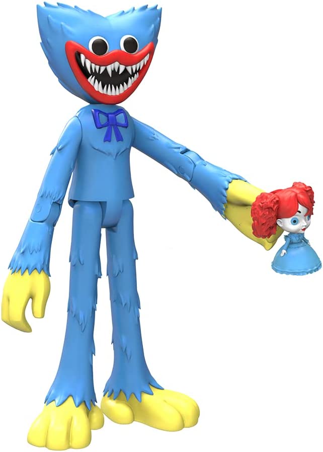 Poppy Playtime Action Figure S1 - Scary Huggy Wuggy 5inch AF7704/AF7705 - Colorland Toys