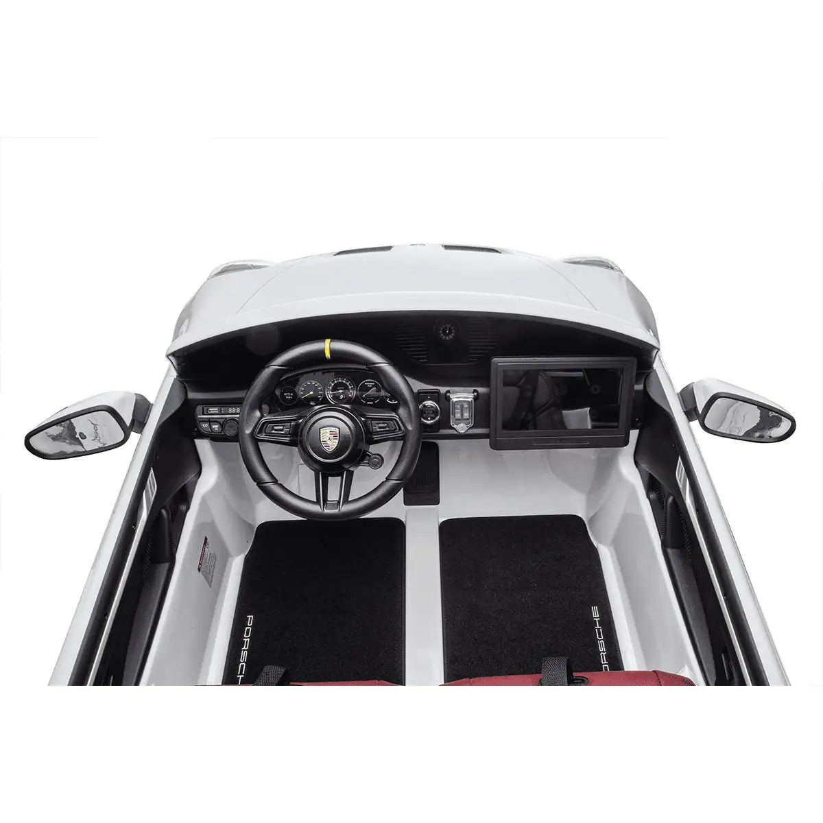 Porsche 911 Ride On 12V 4M White DK - P911 - Colorland Toys