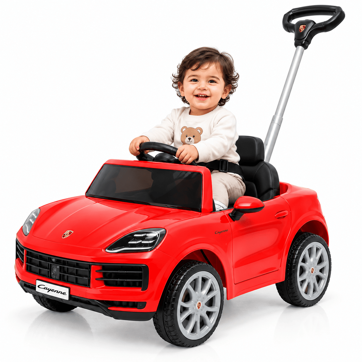 Porsche Cayenne Push Car With Handle Red 3618 — image 2