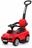 Porsche Cayenne Pushing Car With Handle Red 3228/B12025