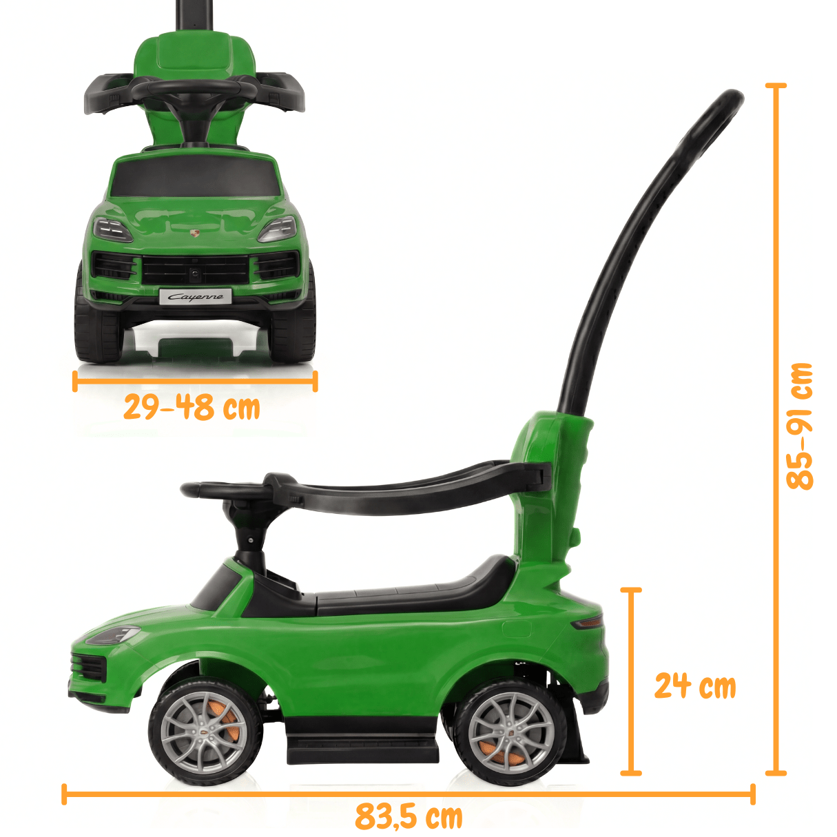 Porsche Cayenne Pushing Car With Shade Green 3228C - Colorland Toys