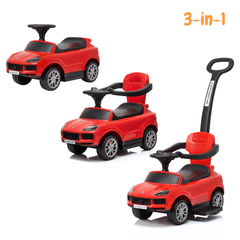 Porsche Cayenne Pushing Car With Shade Red 3228C - Colorland Toys