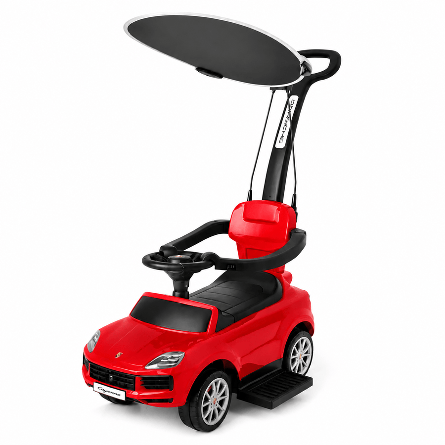 Porsche Cayenne Pushing Car With Shade Red 3228C
