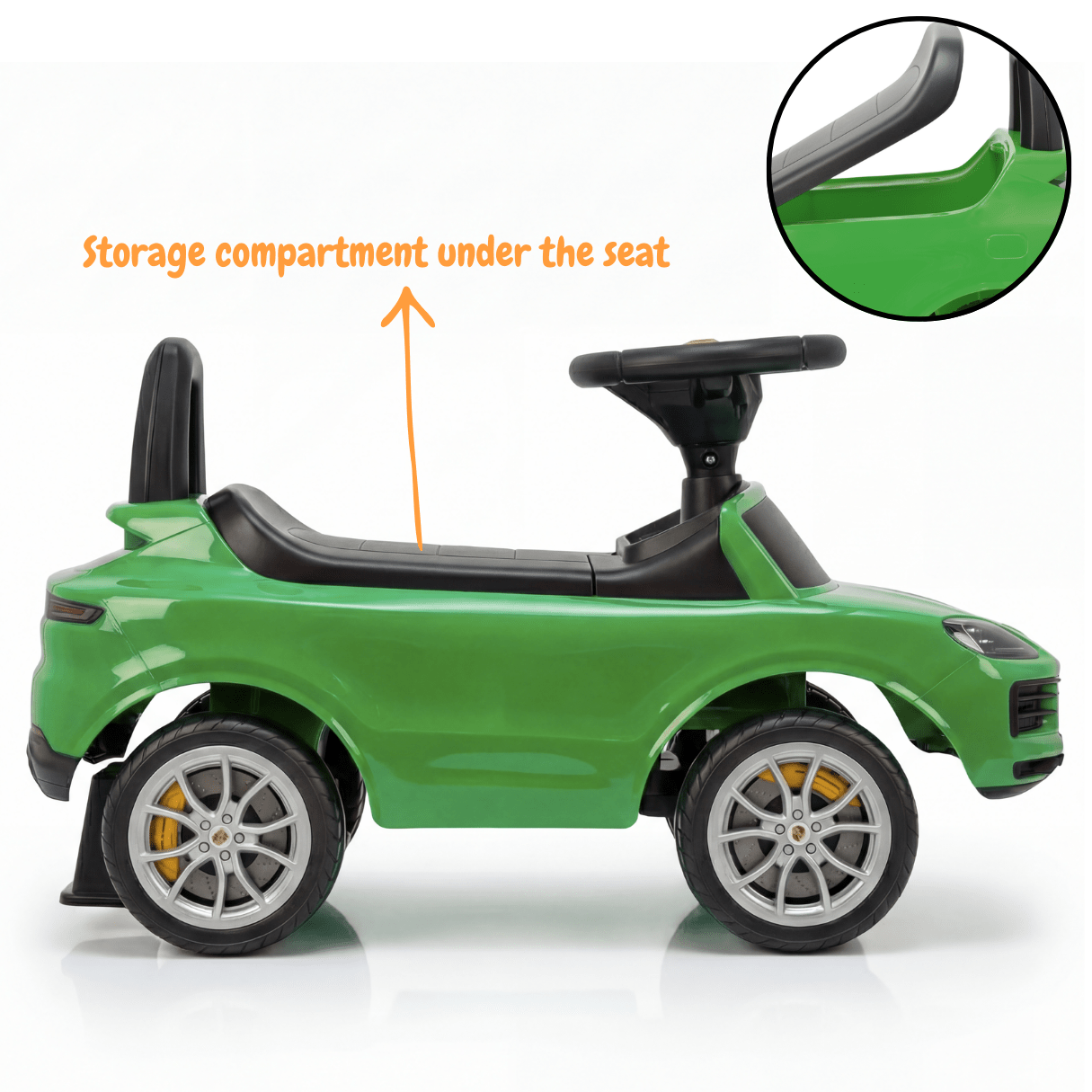 Porsche Cayenne Ride On Push car Green 328 - Colorland Toys