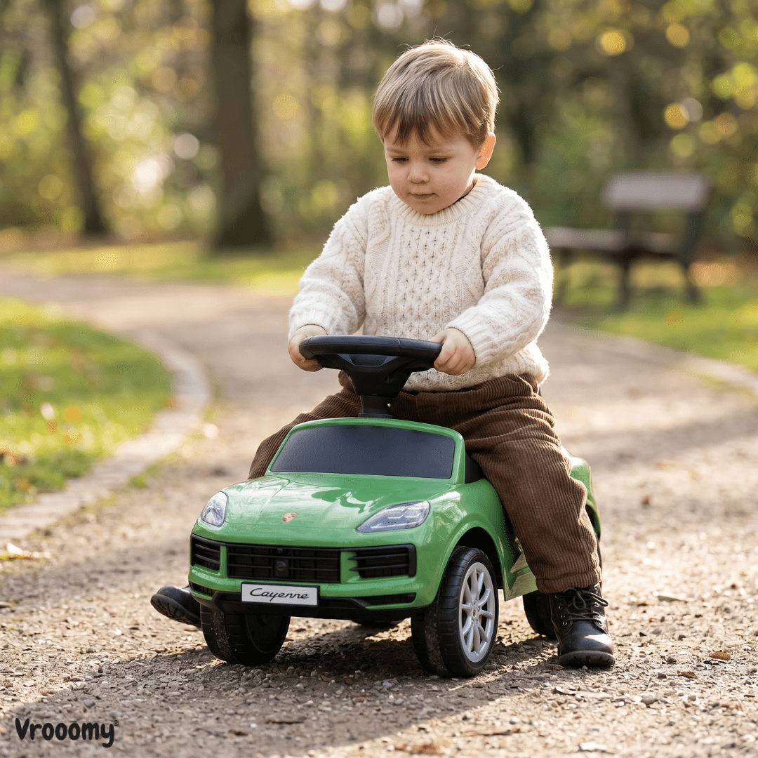 Porsche Cayenne Ride On Push car Green 328 - Colorland Toys
