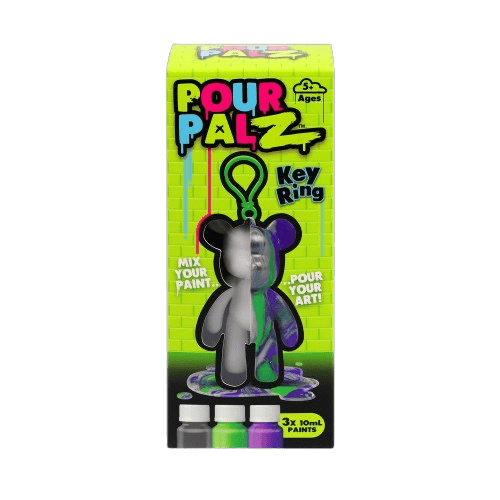 Pour Palz 2-Mini Bear With keychain 4-Asstd. GS-G66341 — image 2
