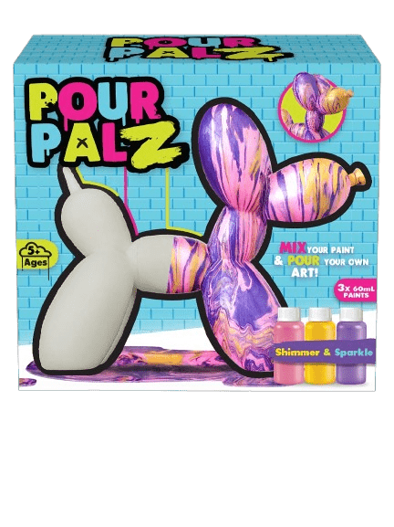 Pour Palz Balloon Dog 3 - Asstd. - 60ml GS - G22188 - Colorland Toys