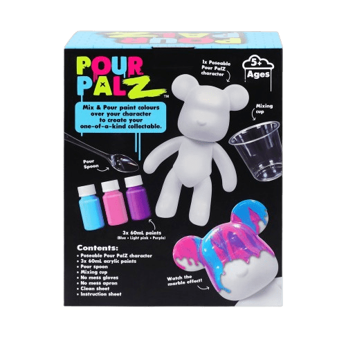 Pour Palz DIY Paint Bear With - 1 Berry Blast - 40ml GS - G08682 - Colorland Toys