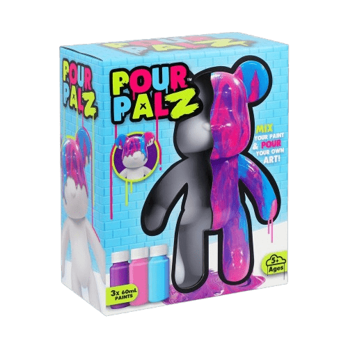 Pour Palz DIY Paint Bear With - 1 Berry Blast - 40ml GS - G08682 - Colorland Toys