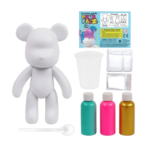 Pour Palz DIY Paint Bear With - 1 Golden Dream - 40ml GS - G08681 - Colorland Toys