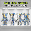 Pour Palz W3 Metallic Blue Collectible Bear - 40ml