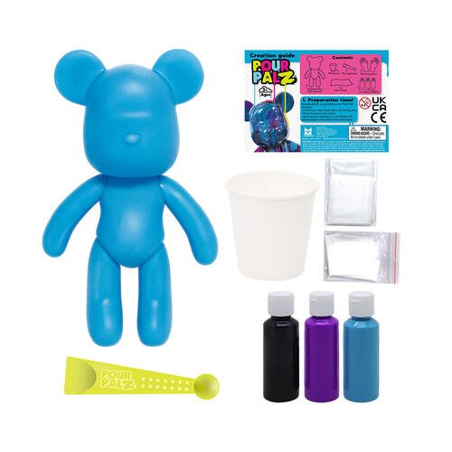 Pour Palz W4 Neon Assorted Characters With 40ML Paints (Single Pack) GS-G25017 — image 5