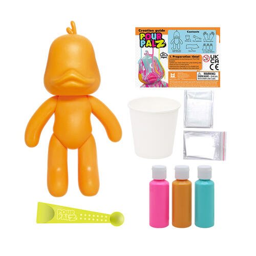 Pour Palz W4 Neon Assorted Characters With 40ML Paints (Single Pack) GS-G25017 — image 3
