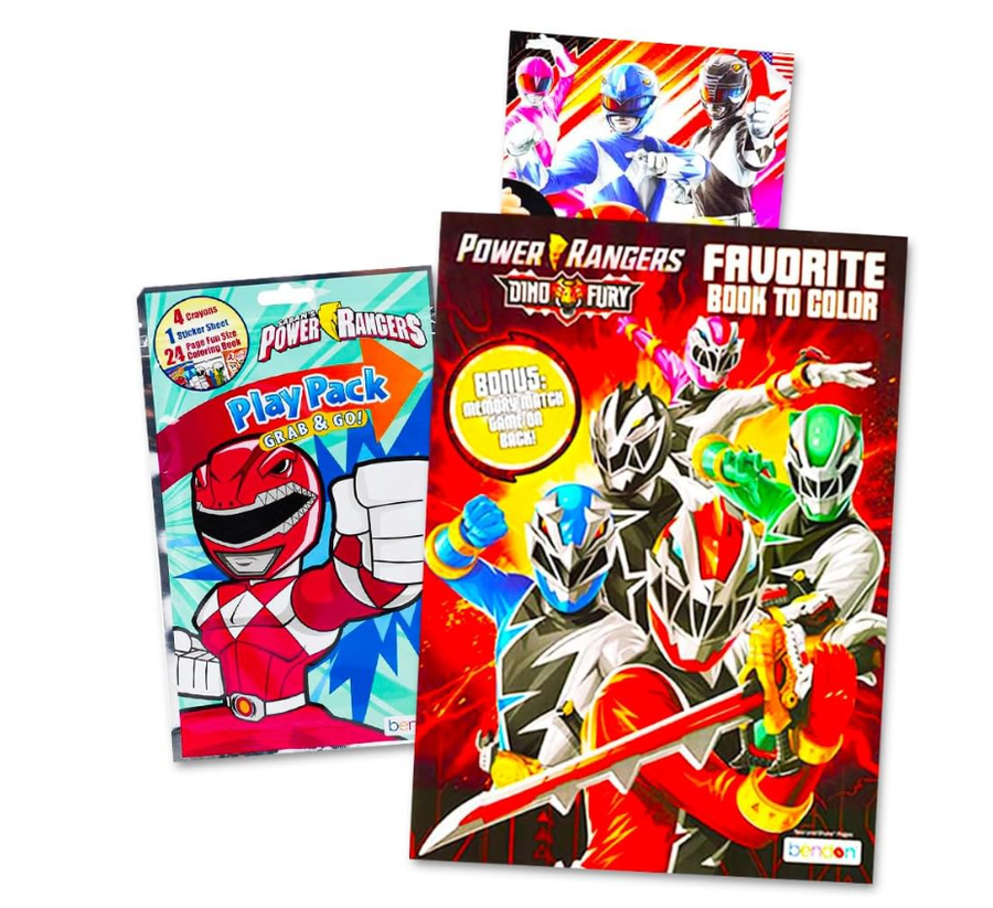 Power Rangers A4 Coloring & Activity Book FK-916-34-159 — image 1