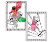 Power Rangers A4 Coloring & Activity Book FK-916-34-159