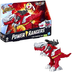 Power Rangers Dino Fury Battle Attackers T - Rex Champion Red Zord F2264 - Colorland Toys