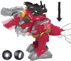 Power Rangers Dino Fury Battle Attackers T - Rex Champion Red Zord F2264 - Colorland Toys