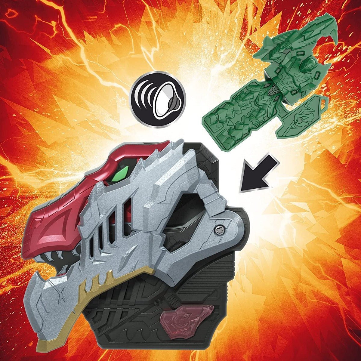 Power Rangers Dino Fury Zord Link Ankylo Hammer Zord & Tiger Claw Zord F1399/F0287 - Colorland Toys